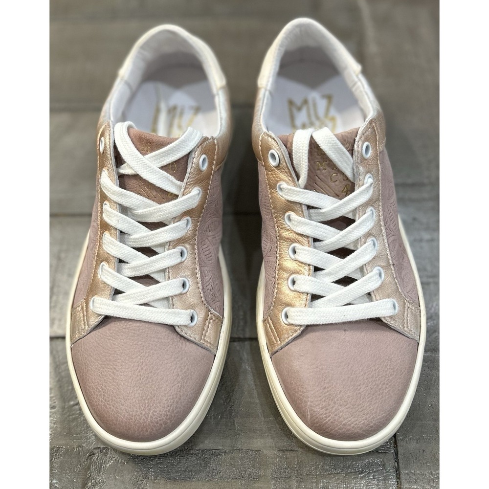 MIZ MOOZ Women's Sneakers Jane & Courtney Lace-Up CJ Pearl RoseMetal Size 37